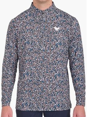 Bad Birdie Drip Quarter Zip Performance Golf Pullover